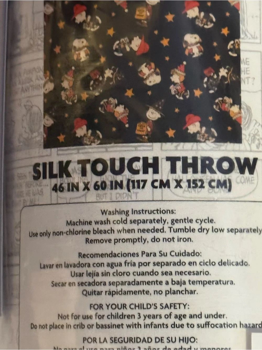 Peanuts Silk Touch Throw Blanket Halloween